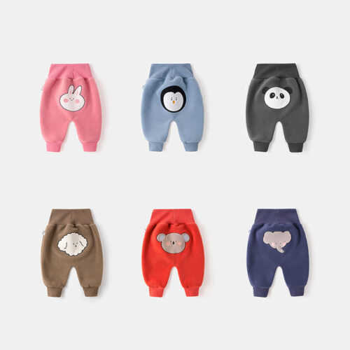 HappyPaws™ – Soft Cartoon-Printed Baby Pants for Cozy Adventures - Image 9