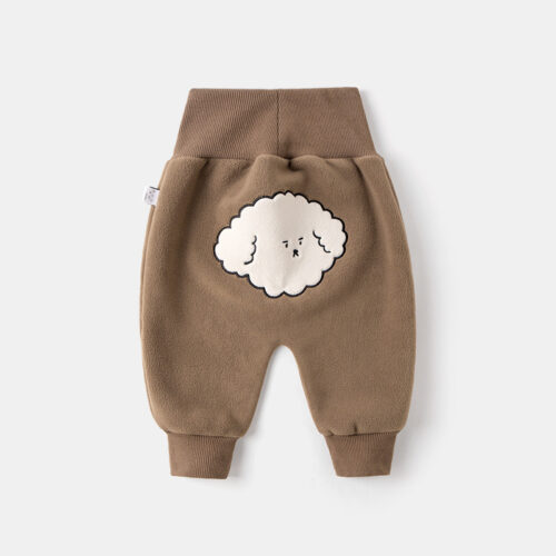 HappyPaws™ – Soft Cartoon-Printed Baby Pants for Cozy Adventures - Image 3