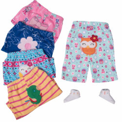 ChicCubs™ – Cute & Stylish 5-Pack Baby Cotton Shorts!