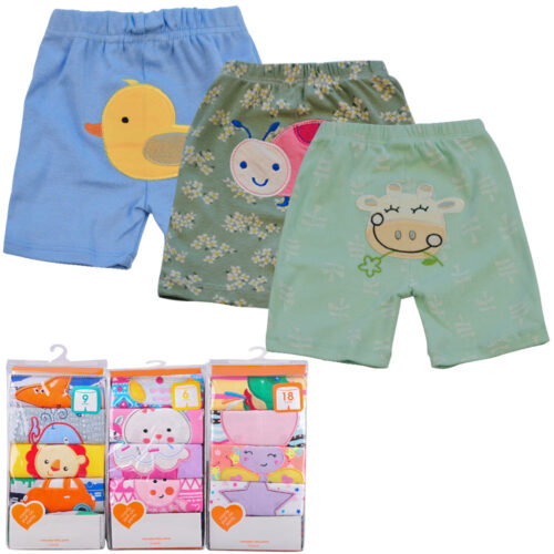 ChicCubs™ – Cute & Stylish 5-Pack Baby Cotton Shorts! - Image 5