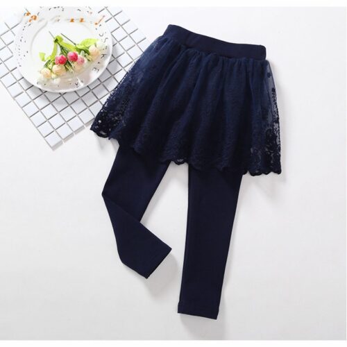 TwirlTots™ – Soft Cotton Leggings with Skirt for Everyday Chic! - Image 4