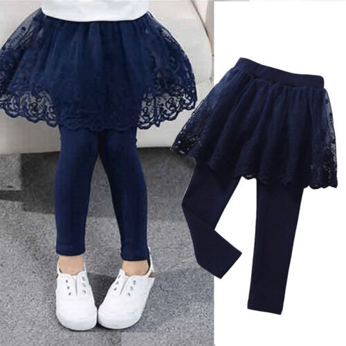 TwirlTots™ – Soft Cotton Leggings with Skirt for Everyday Chic!