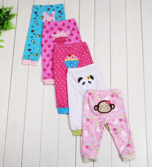 TinyTrousers™ – Comfy Cotton Baby Pants (Pack of 5)! - Image 2