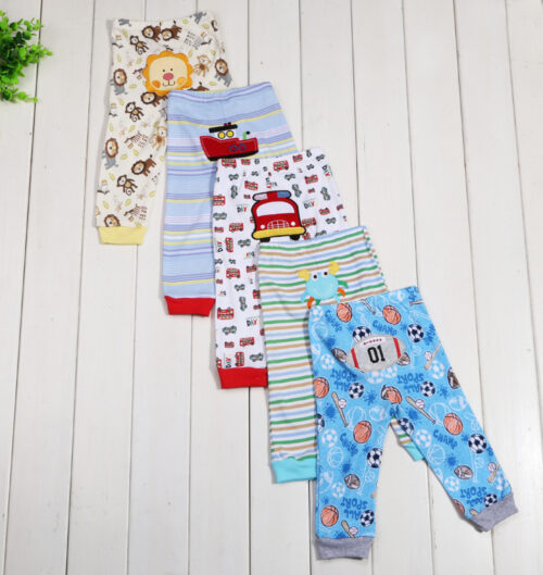 TinyTrousers™ – Comfy Cotton Baby Pants (Pack of 5)! - Image 3