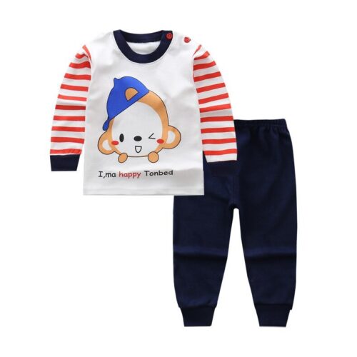 🧸CuddleCrew™ – Cosy Cotton Pyjama Set with Adorable Cartoon Charm! - Image 4