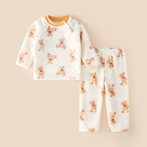 SnuggleBuddies™ – Plush Cartoon Pullover PJ Set for Toddlers & Kids - Image 3