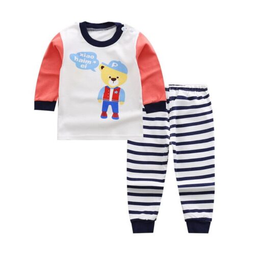 🧸CuddleCrew™ – Cosy Cotton Pyjama Set with Adorable Cartoon Charm! - Image 2