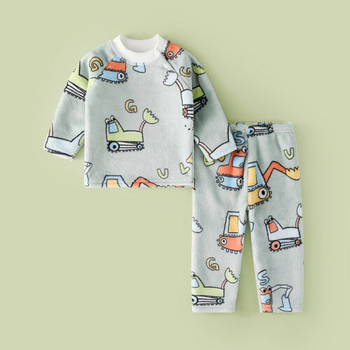 SnuggleBuddies™ – Plush Cartoon Pullover PJ Set for Toddlers & Kids - Image 5