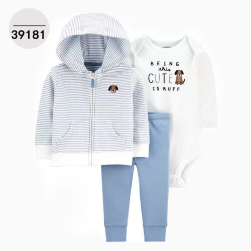 ChillBuddies™ – 3-Piece Cotton Hoodie Outfit for Toddlers - Image 4