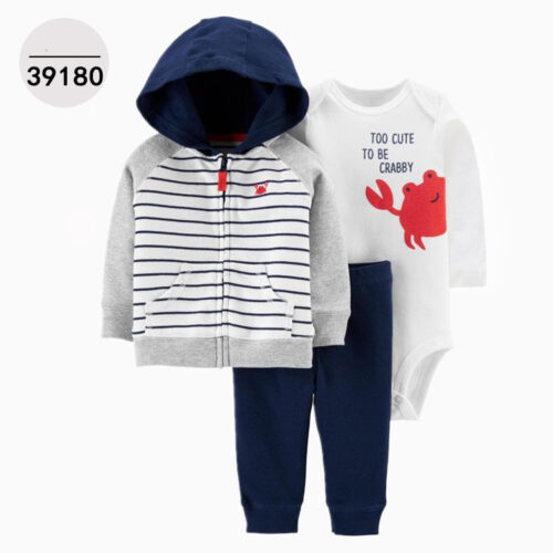 ChillBuddies™ – 3-Piece Cotton Hoodie Outfit for Toddlers - Image 5