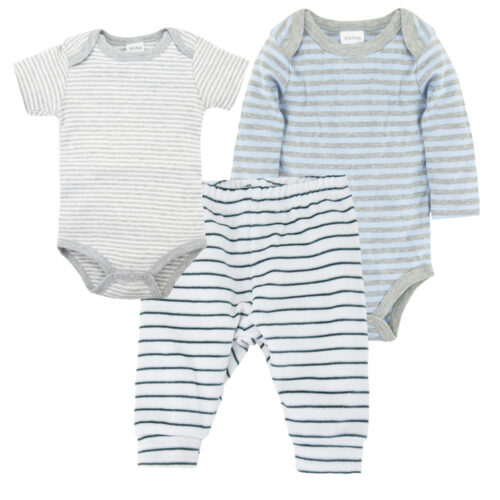 👶 SnuggleSprouts™ – 3-Piece Cotton Baby Outfit Set for All-Day Comfort! - Image 2