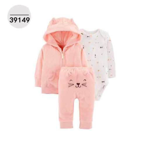 ChillBuddies™ – 3-Piece Cotton Hoodie Outfit for Toddlers - Image 2