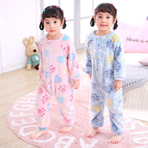 PawPals™ – Ultra-Soft Winter Onesie Pyjamas for Babies & Toddlers