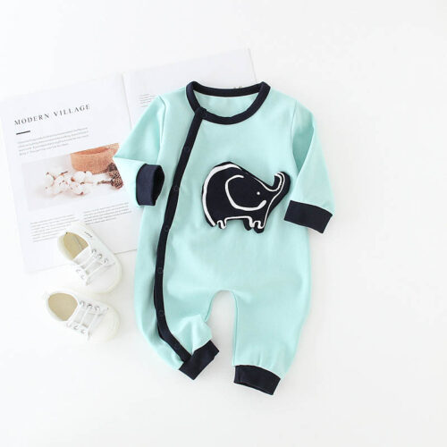 DreamHaven™ – Long Sleeve Cotton Baby Romper - Image 4