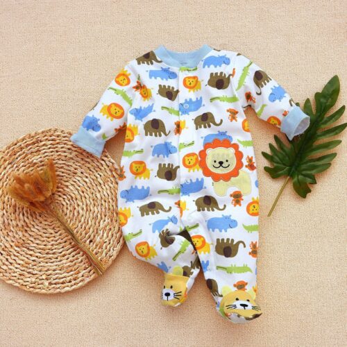 SnugZoo™ – Long Sleeve Cotton Romper - Image 5