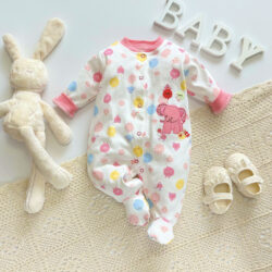 SnugZoo™ – Long Sleeve Cotton Romper