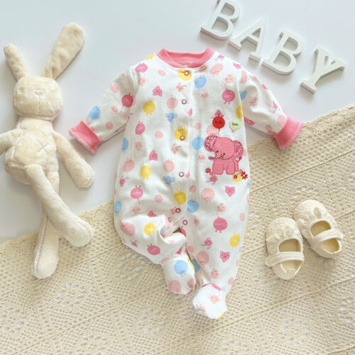 SnugZoo™ – Long Sleeve Cotton Romper