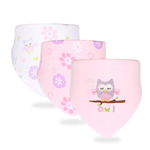 LittleWonders™ – Pure Cotton Animal Print Bibs (3-Pack) - Image 4