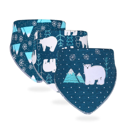 LittleWonders™ – Pure Cotton Animal Print Bibs (3-Pack) - Image 7