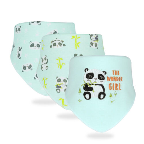 LittleWonders™ – Pure Cotton Animal Print Bibs (3-Pack) - Image 5
