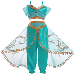Princess Jasmine-Inspired Costume – Girls’ Halloween & Cosplay Outfit