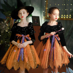 WitchyCharm™ – Classic Witch Costume for Girls
