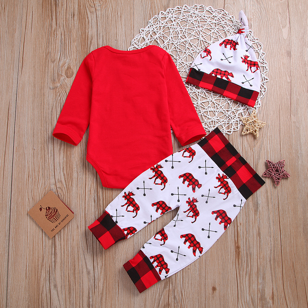 FestiveJoy™ – My 1st Christmas Baby Outfit Set - Image 4
