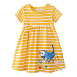 LunaBloom™ – Soft Cotton Dress with Animal Prints (2 Designs)