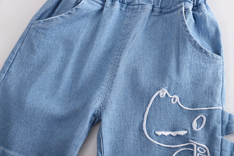 HeyDay™ – Colour Stitching Cotton Shorts Set for Little Boys - Image 9