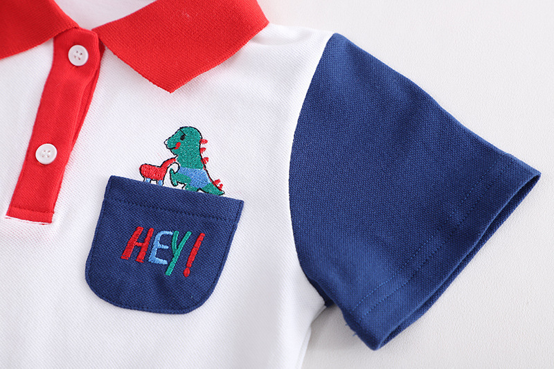 HeyDay™ – Colour Stitching Cotton Shorts Set for Little Boys - Image 10