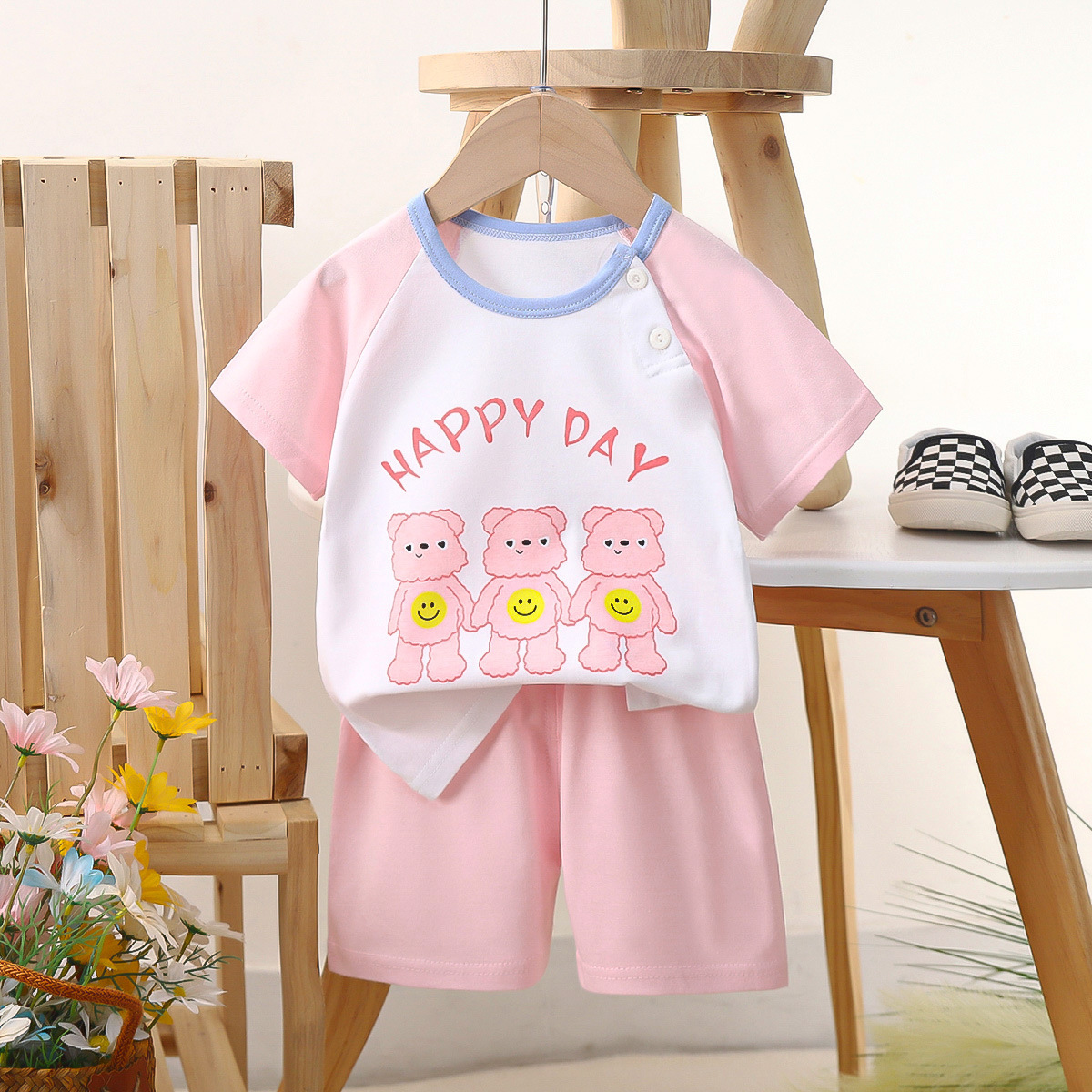FunTales™ – Cartoon Cotton Tee & Shorts Set - Image 10