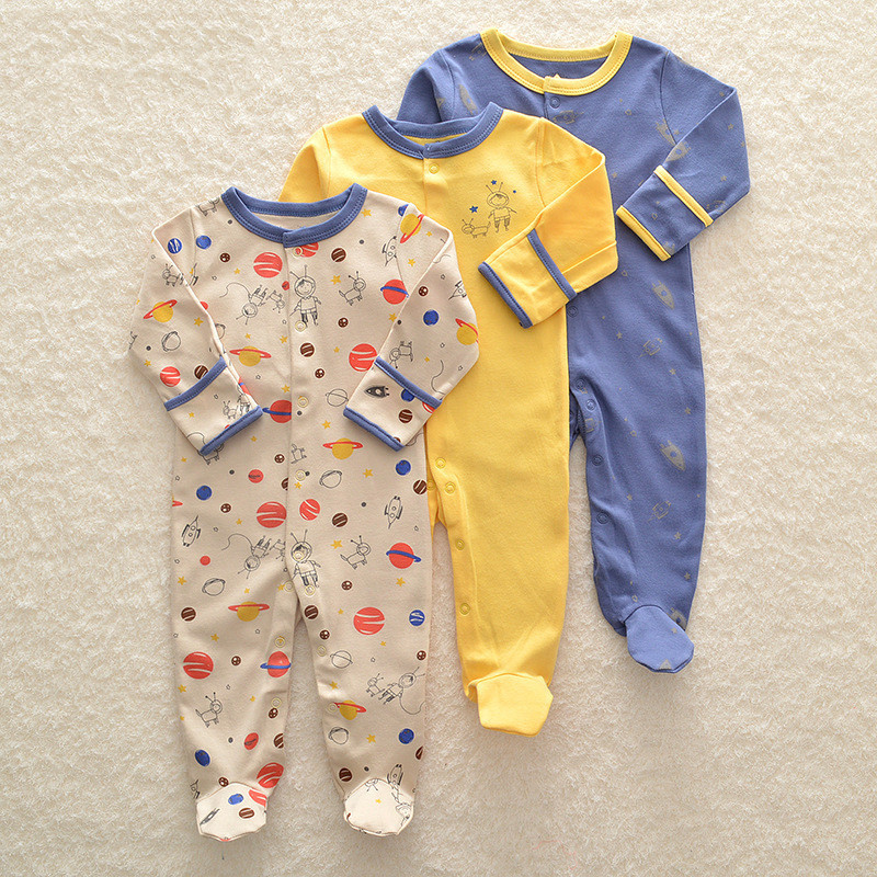 SnuggleBub™ – Soft Cotton Long Sleeve Baby Onesie Set - Image 7