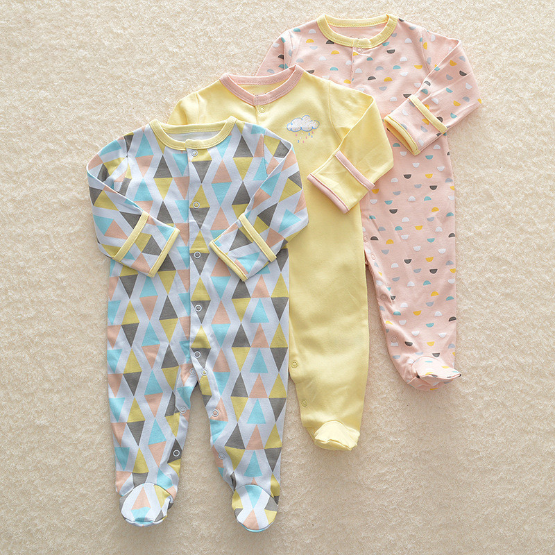 SnuggleBub™ – Soft Cotton Long Sleeve Baby Onesie Set - Image 10