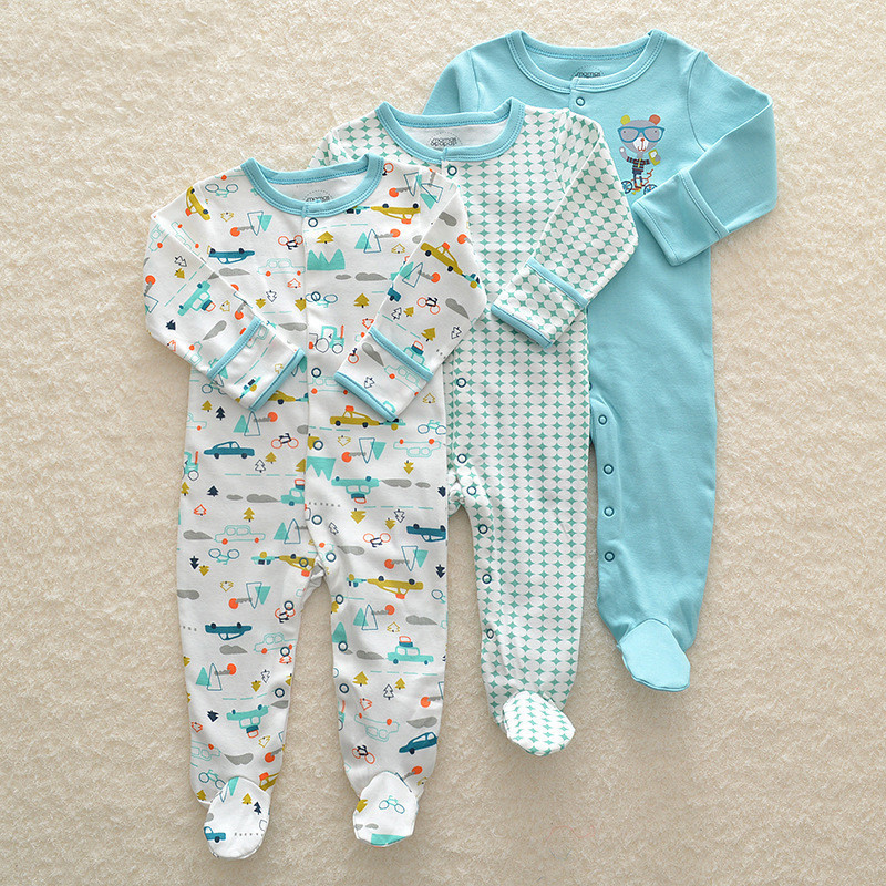 SnuggleBub™ – Soft Cotton Long Sleeve Baby Onesie Set - Image 8