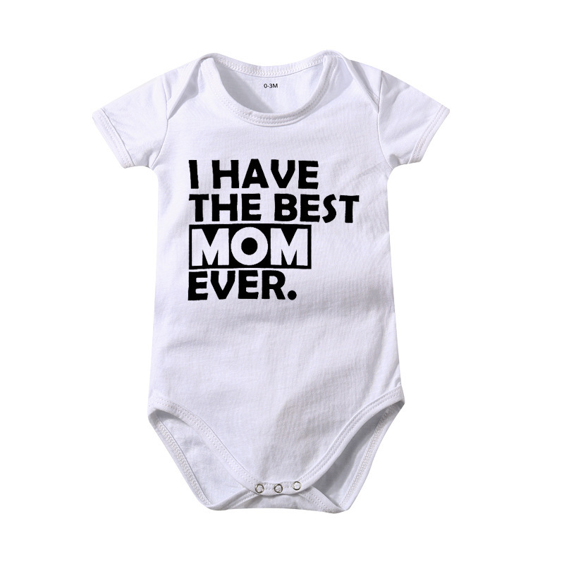 LoveBug™ – “Best Mom & Dad Ever” Soft Cotton Baby Romper - Image 3