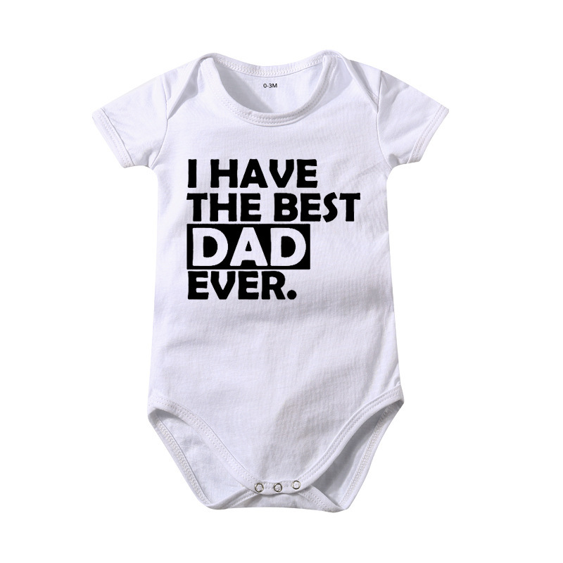 LoveBug™ – “Best Mom & Dad Ever” Soft Cotton Baby Romper - Image 5
