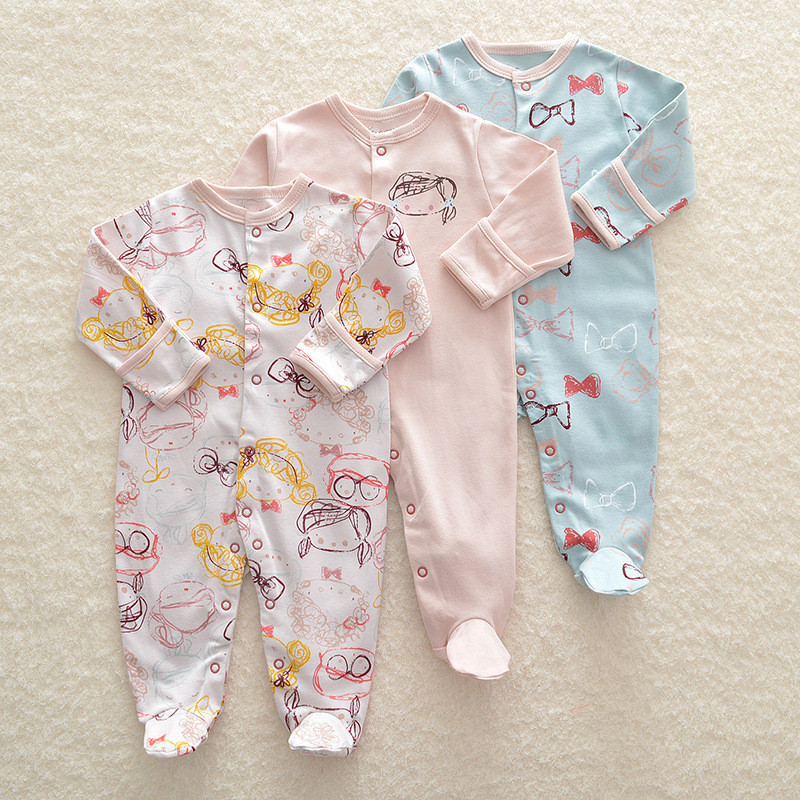 SnuggleBub™ – Soft Cotton Long Sleeve Baby Onesie Set - Image 6