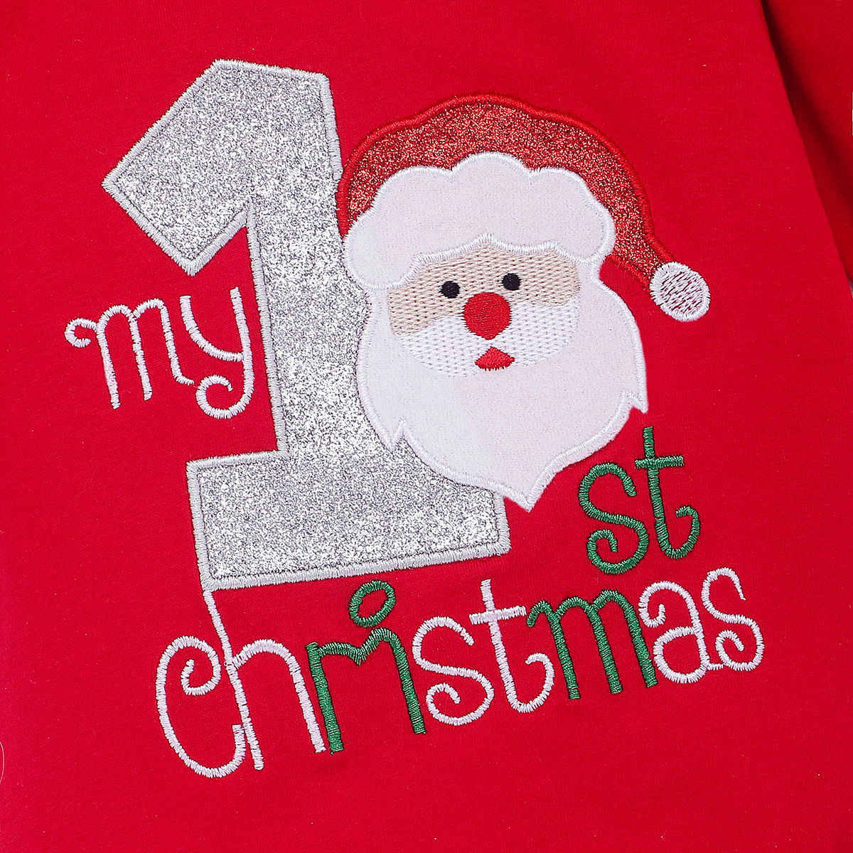 SantaSnugs™ – My First Christmas Cotton 3-Piece Baby Set - Image 4